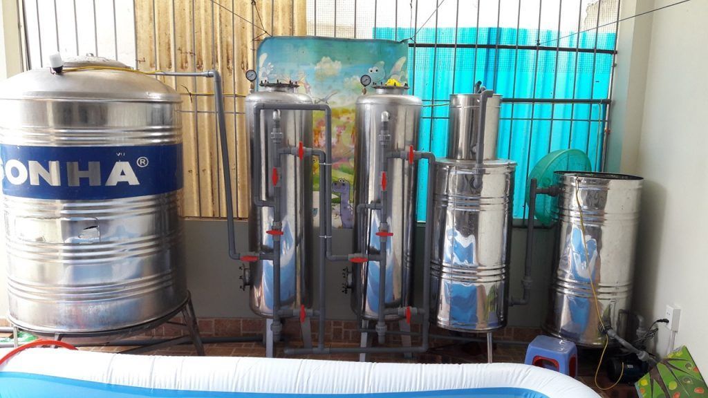 Giới thiệu bộ lọc nước giếng khoan nhiễm phèn dùng cho gia đình