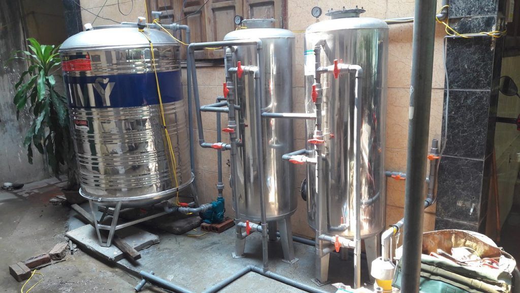 Giới thiệu bộ lọc nước giếng khoan nhiễm phèn dùng cho gia đình