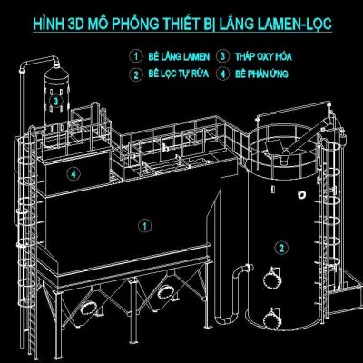 Bể lọc tự rửa không van